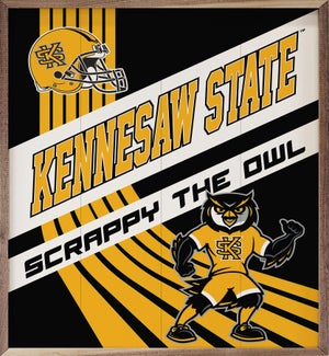 Striped Poster Kennesaw State University